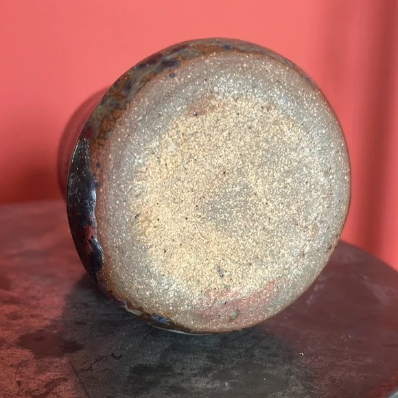 Handmade Colorful Stoneware Pottery Cup - Picture 6 of 6